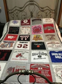 T Shirt Quilt with Deb