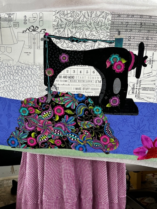 Finished Collage from Collage with Donna Class
