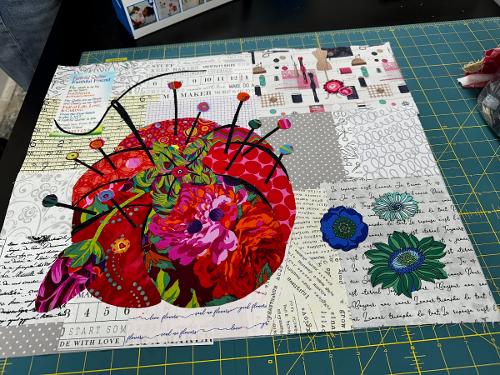 Finished Collage from Collage with Donna Class