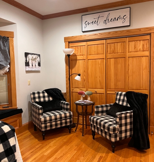 a room in the where we create quilting studio